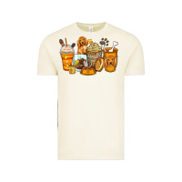 Vintage Arctic cocker spaniel coffee cups Vintage Tee - Zillion Design Studio