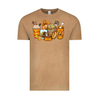 Vintage Camel cocker spaniel coffee cups Vintage Tee - Zillion Design Studio