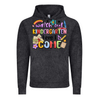 Vintage Black watch out kindergarten here i come Vintage Hoodie - MaliasSmallBusiness