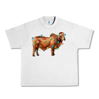 Lunar Rock brahman bull with christmas lights Urban Heavy Tee - RanaPortraitStore