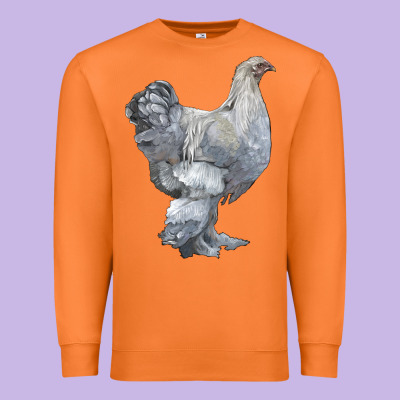 Brahma Chicken Premium Sweatshirt Designed By Lillyallendesigns
