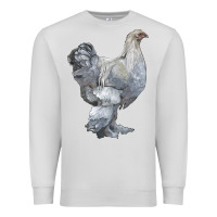 Dove Grey Brahma Chicken Premium Sweatshirt - LillyAllenDesigns