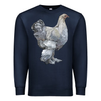 Navy Brahma Chicken Premium Sweatshirt - LillyAllenDesigns