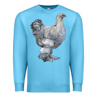 Ocean Blue Brahma Chicken Premium Sweatshirt - LillyAllenDesigns