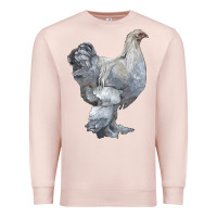 Pale Pink Brahma Chicken Premium Sweatshirt - LillyAllenDesigns