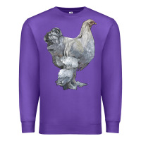 Purple Brahma Chicken Premium Sweatshirt - LillyAllenDesigns