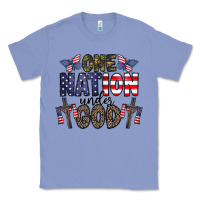 Colony Blue one nation under god Classic Tee - CowhideDigitalArt