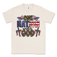 Natural one nation under god Classic Tee - CowhideDigitalArt