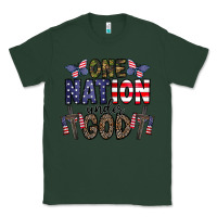 Sports Green one nation under god Classic Tee - CowhideDigitalArt