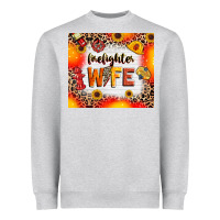 Heather Grey firefighter wife Heavyweight Sweatshirt - RanaPortraitStore