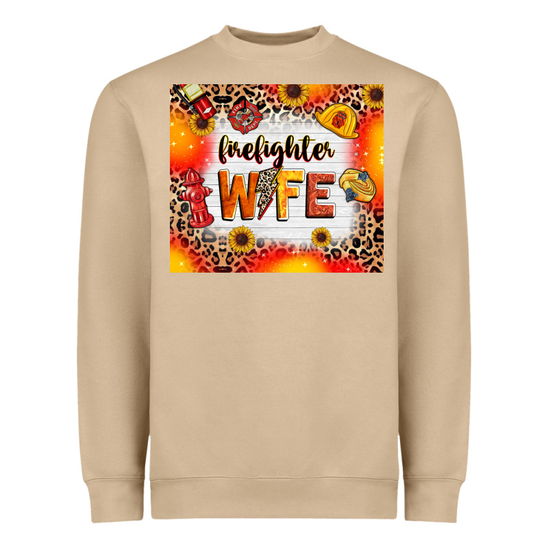 Firefighter Wife Heavyweight Sweatshirt by RanaPortraitStore | Teevron