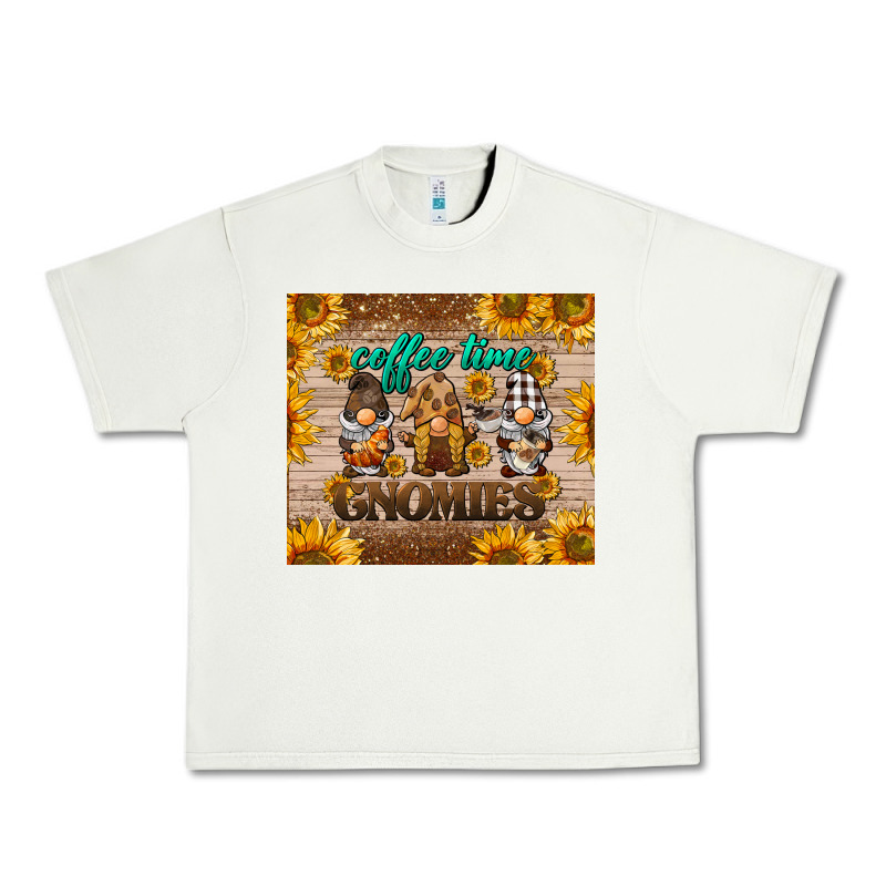 Coffee Time Gnomies Urban Heavy Tee by BarkalooDesign | Teevron