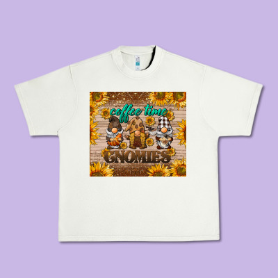 Coffee Time Gnomies Urban Heavy Tee Designed By Barkaloodesign