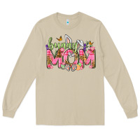 Mushroom Bunny Mom Easter Day Long Sleeve Tee - Neo Western