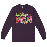 Plum Bunny Mom Easter Day Long Sleeve Tee - Neo Western
