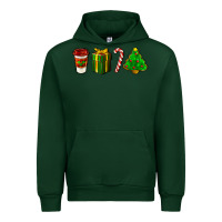 Forest Green christmas items Urban Hoodie - LillyAllenDesigns
