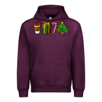 Mauve Wine christmas items Urban Hoodie - LillyAllenDesigns