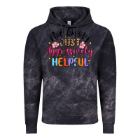 Cloud Black not bossy just aggressively helpful Vintage Hoodie - MaliasSmallBusiness