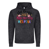 Vintage Black not bossy just aggressively helpful Vintage Hoodie - MaliasSmallBusiness