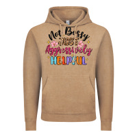Vintage Coffee not bossy just aggressively helpful Vintage Hoodie - MaliasSmallBusiness