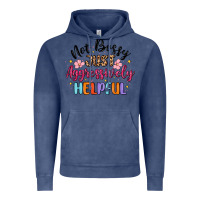 Vintage Denim not bossy just aggressively helpful Vintage Hoodie - MaliasSmallBusiness