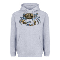 Heather Grey Crab Heavyweight Hoodie - LillyAllenDesigns