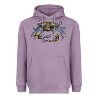 Lavender Crab Heavyweight Hoodie - LillyAllenDesigns