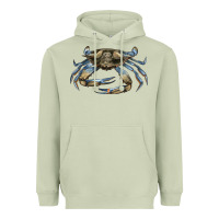 Matcha Crab Heavyweight Hoodie - LillyAllenDesigns
