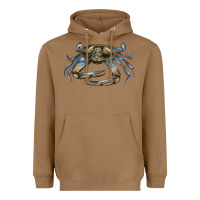 Toasted Coconut Crab Heavyweight Hoodie - LillyAllenDesigns