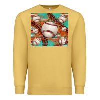 Antique Gold baseball turquoise serape glitter tumbler Premium Sweatshirt - Jasminsmagicworld