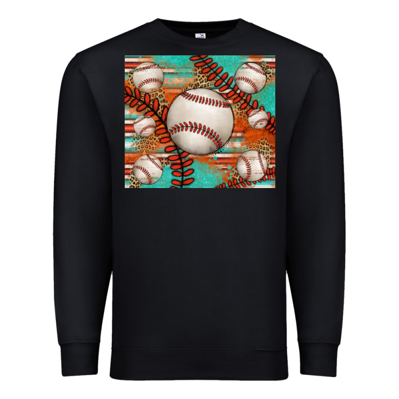 Baseball Turquoise Serape Glitter Tumbler Premium Sweatshirt by Jasminsmagicworld | Teevron