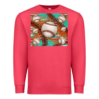 Cardinal baseball turquoise serape glitter tumbler Premium Sweatshirt - Jasminsmagicworld