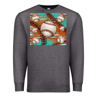 Charcoal Heather baseball turquoise serape glitter tumbler Premium Sweatshirt - Jasminsmagicworld