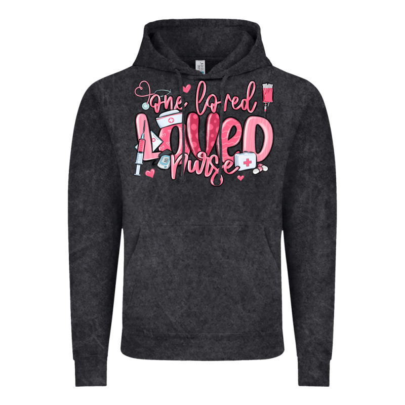 One Loved Nurse Valentine's Day Vintage Hoodie by MaliasSmallBusiness | Teevron