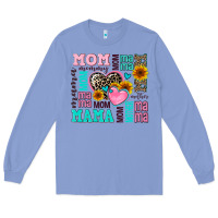 Colony Blue mom mama mommy with hearts Long Sleeve Tee - AdoDesignShop