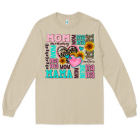 Mushroom mom mama mommy with hearts Long Sleeve Tee - AdoDesignShop