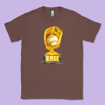 Baseball Throphy Cup Fa Element Classic Tee Designed By Fadigitalartstudio