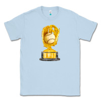 Dusty Blue baseball throphy cup fa element Classic Tee - FaDigitalArtStudio
