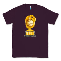 Plum baseball throphy cup fa element Classic Tee - FaDigitalArtStudio
