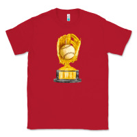 Red baseball throphy cup fa element Classic Tee - FaDigitalArtStudio