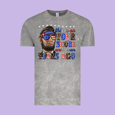 Vintage Tee this is so four score and seven years ago
