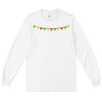 White mexican flags Long Sleeve Tee - FaDigitalArtStudio