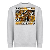 Heather Grey football Heavyweight Sweatshirt - RanaPortraitStore