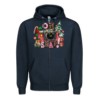 Navy christmas oh snap Zipper Hoodie - AdoDesignShop