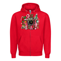 Red christmas oh snap Zipper Hoodie - AdoDesignShop