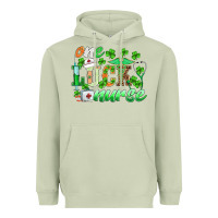 Matcha st.patricks one lucky nurse Heavyweight Hoodie - BarkalooDesign