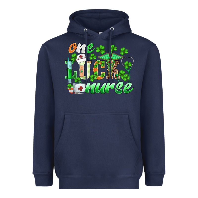 St.patricks One Lucky Nurse Heavyweight Hoodie by BarkalooDesign | Teevron