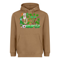 Toasted Coconut st.patricks one lucky nurse Heavyweight Hoodie - BarkalooDesign