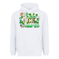 White st.patricks one lucky nurse Heavyweight Hoodie - BarkalooDesign