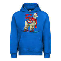 Cobalt Fleece Navidad Alpaca Urban Hoodie - LillyAllenDesigns